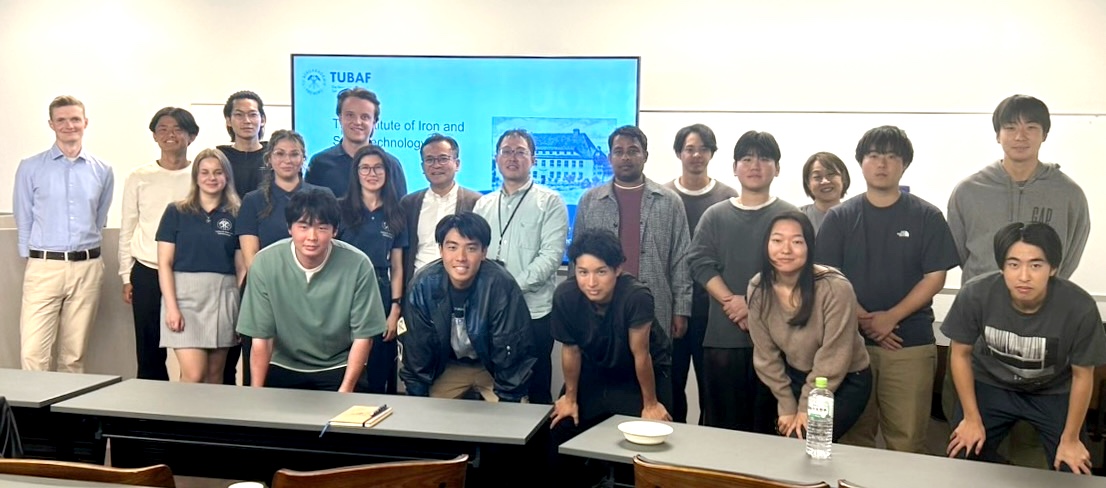 International visitors at Ohno Lab